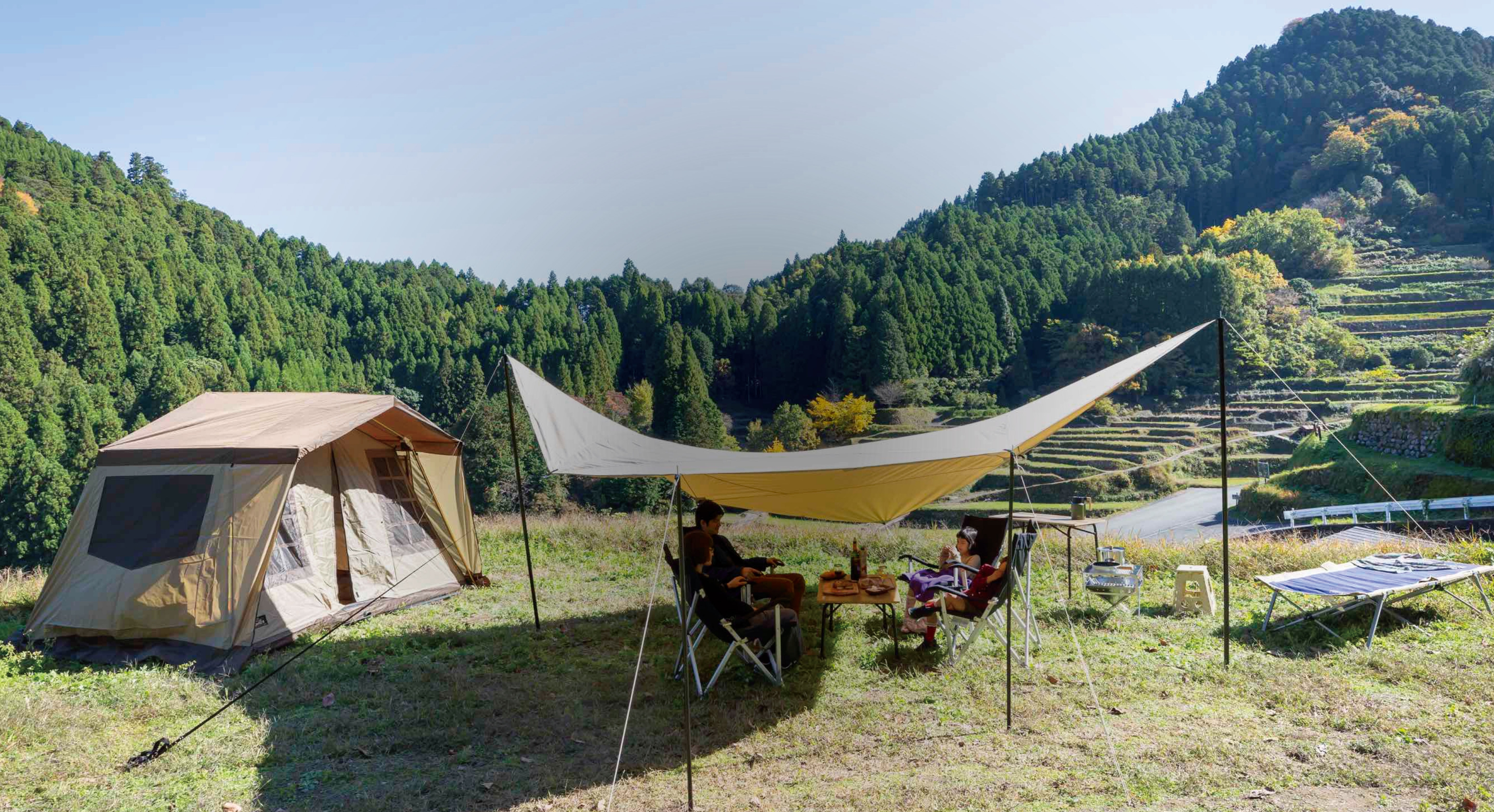 うきはの⾃然で⾮⽇常を満喫する デイキャンプ